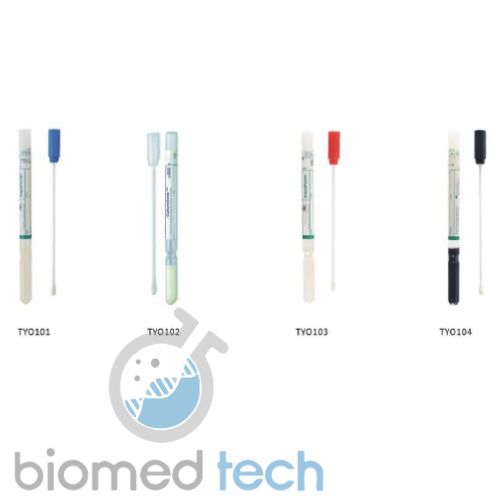 Que tăm bông kèm môi trường vận chuyển